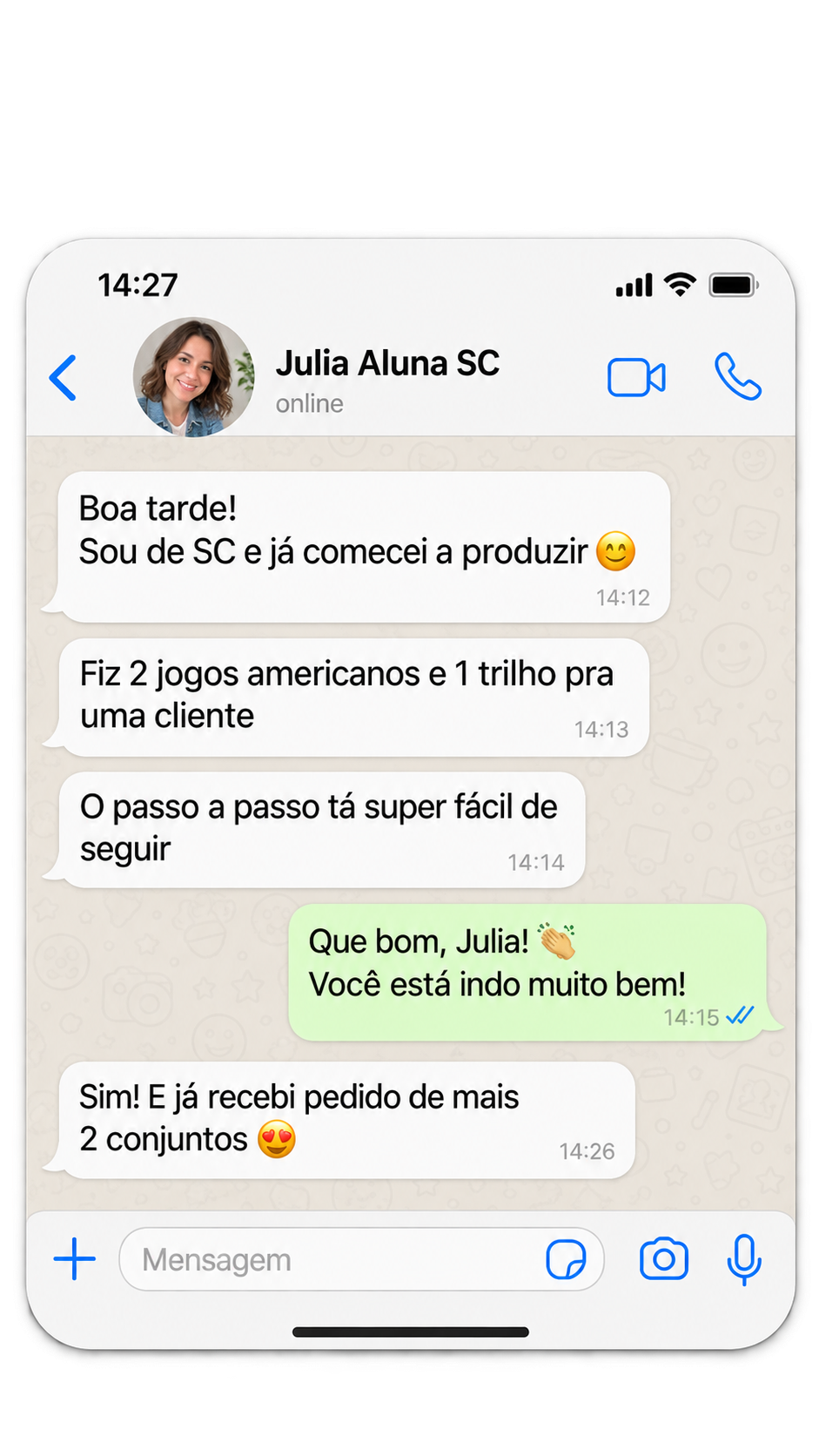 Depoimentos de alunas 3